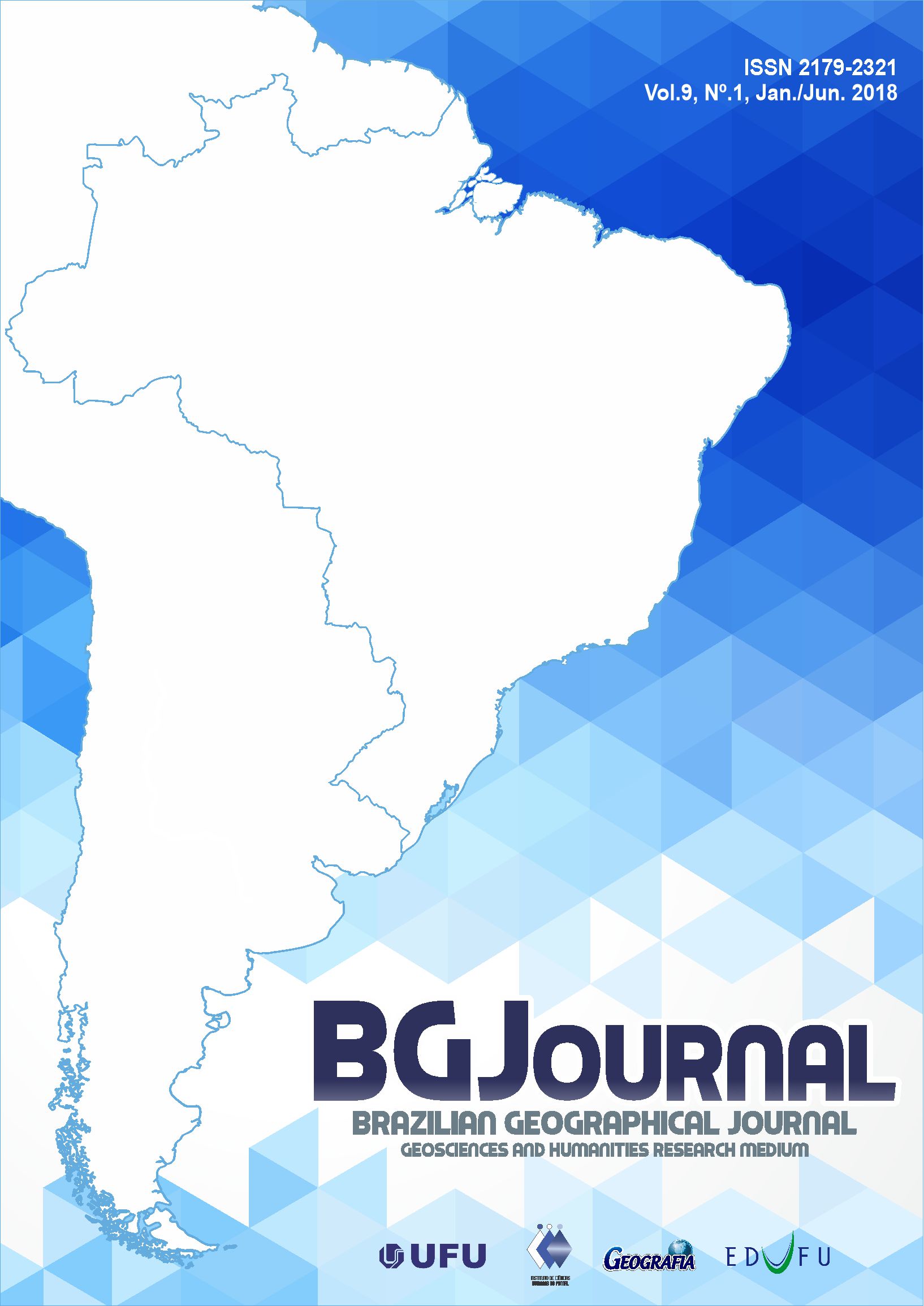 Edições anteriores Brazilian Geographical Journal